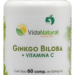 Suplementos ginkgo biloba + vitamina c x 60 compr.