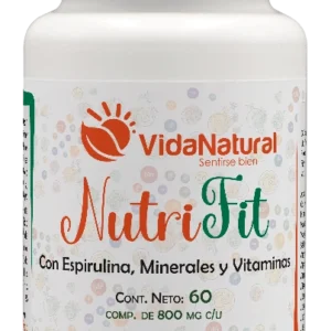 Suplementos nutrifit (espirulina, minerales y vitaminas) x 60 compr.