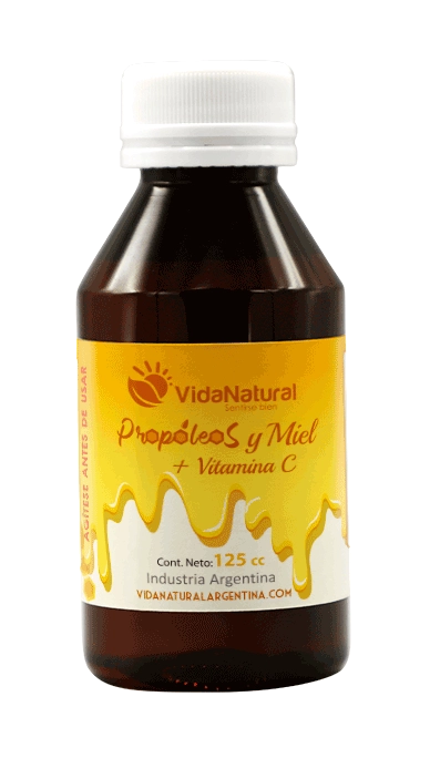 propóleos y miel de abejas + vit. c x 125c.c.