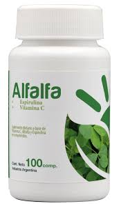 alfalfa + espirulina + vit. c x 100 compr.