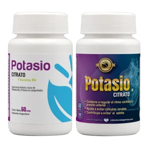 Suplementos potasio citrato x 60comp.